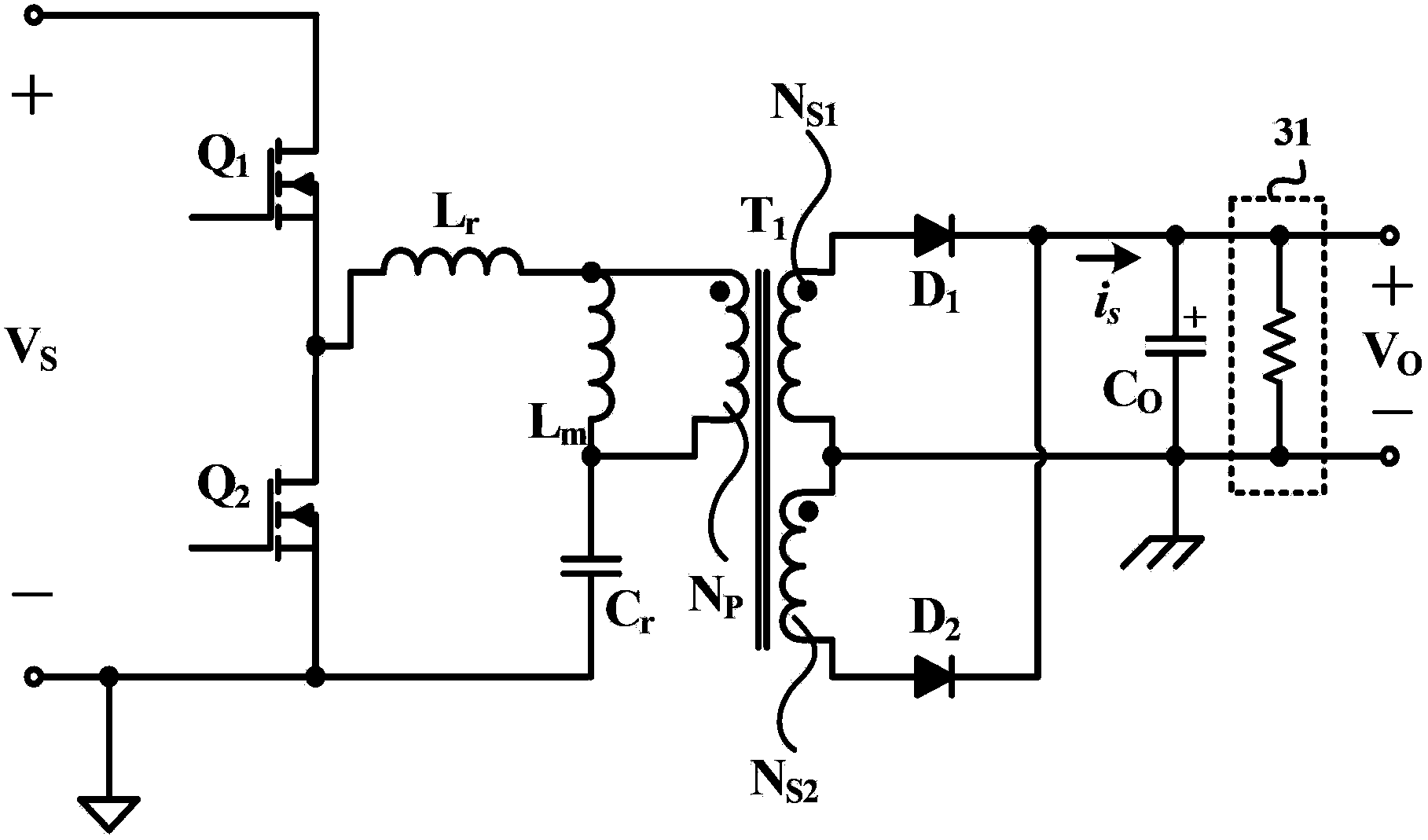 LLC series resonance power converter