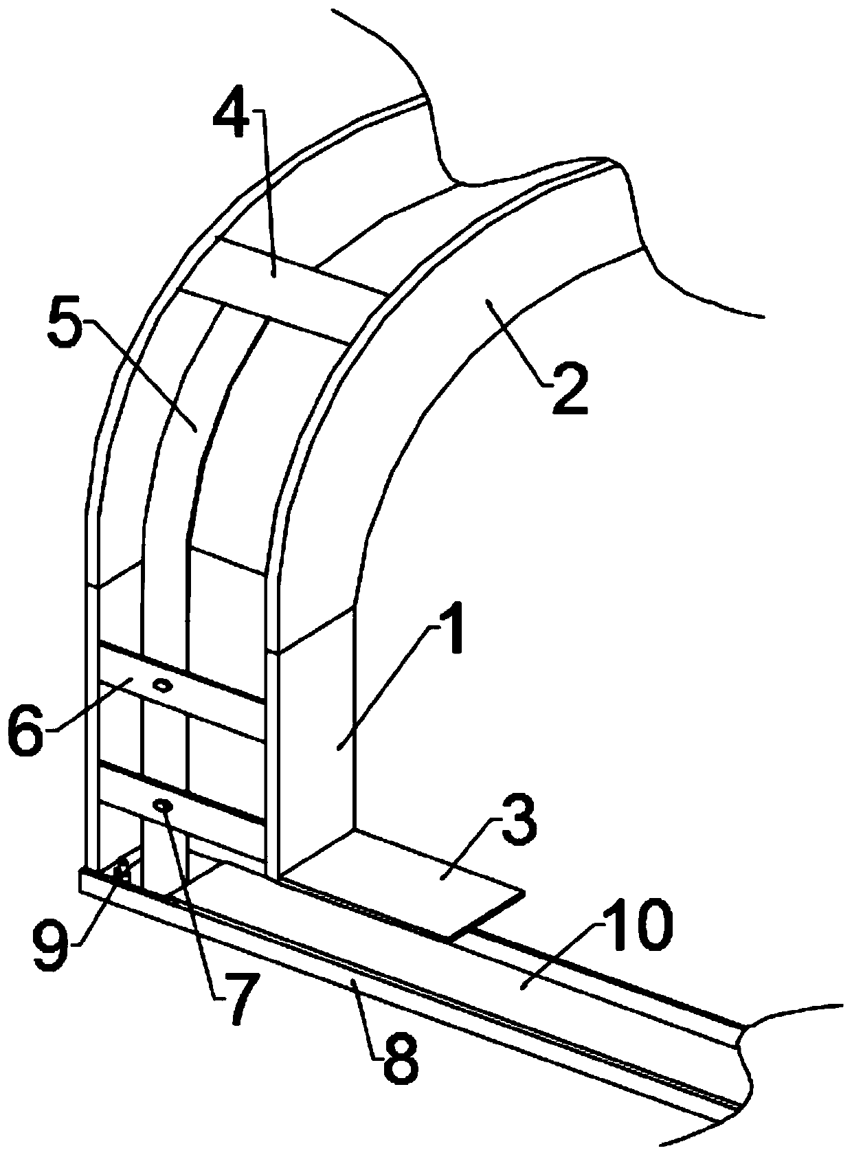 Feeding and conveying device of soap packaging machine