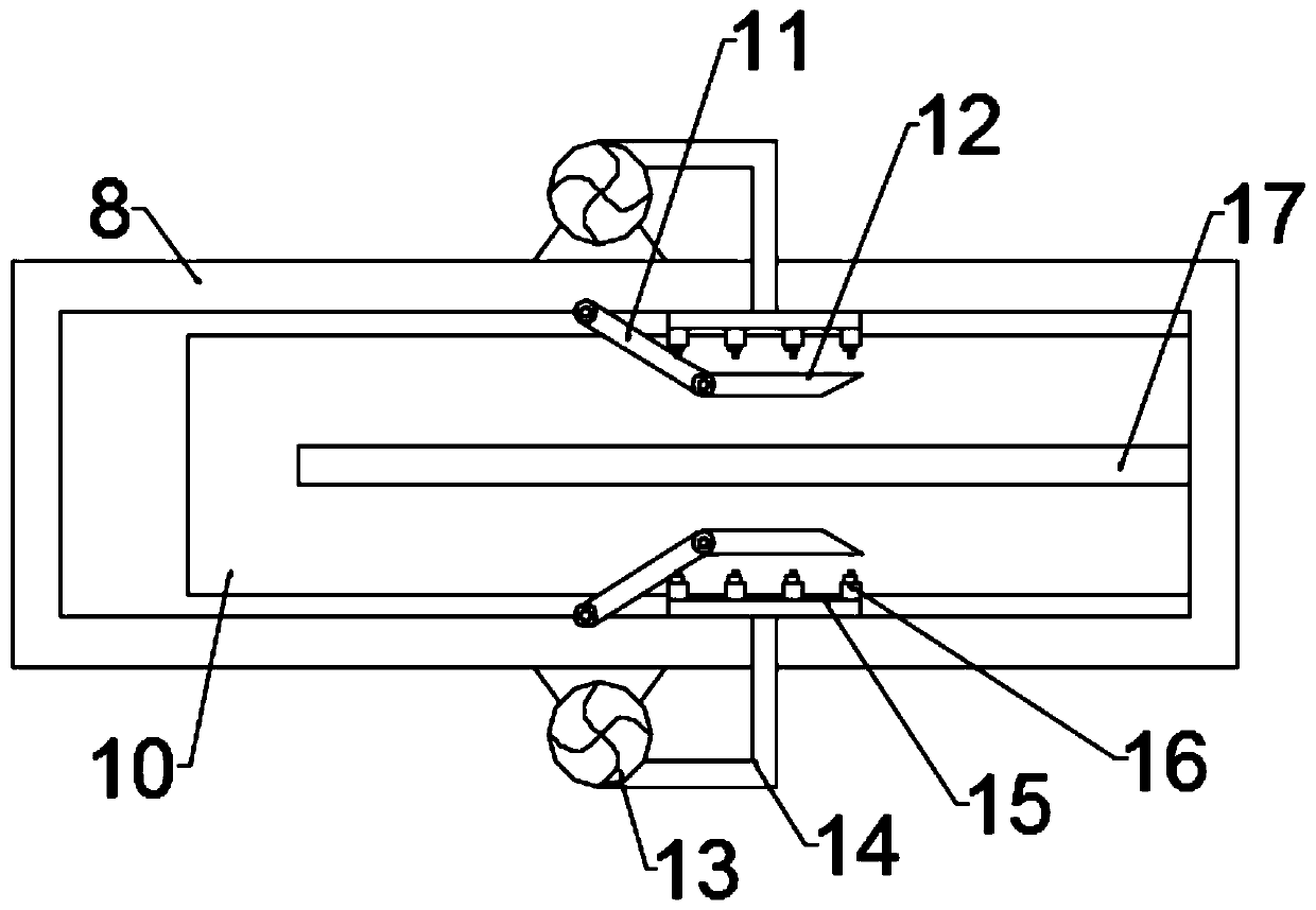 Feeding and conveying device of soap packaging machine