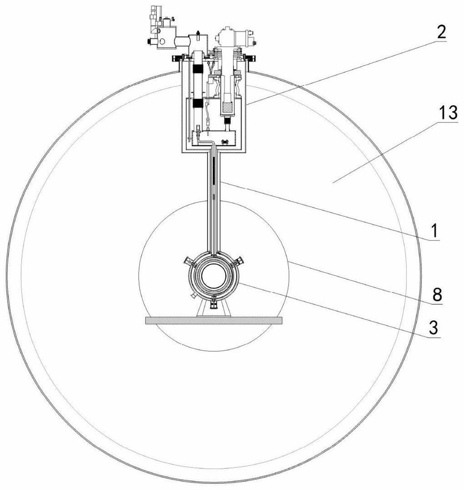 A t-class high-field superconducting magnet system for space propulsion ground simulation environment