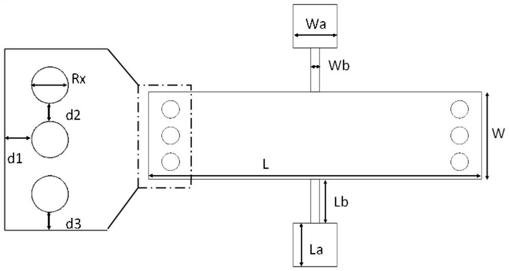 MEMS piezoelectric resonator capable of adjusting frequency based on resonance body through hole