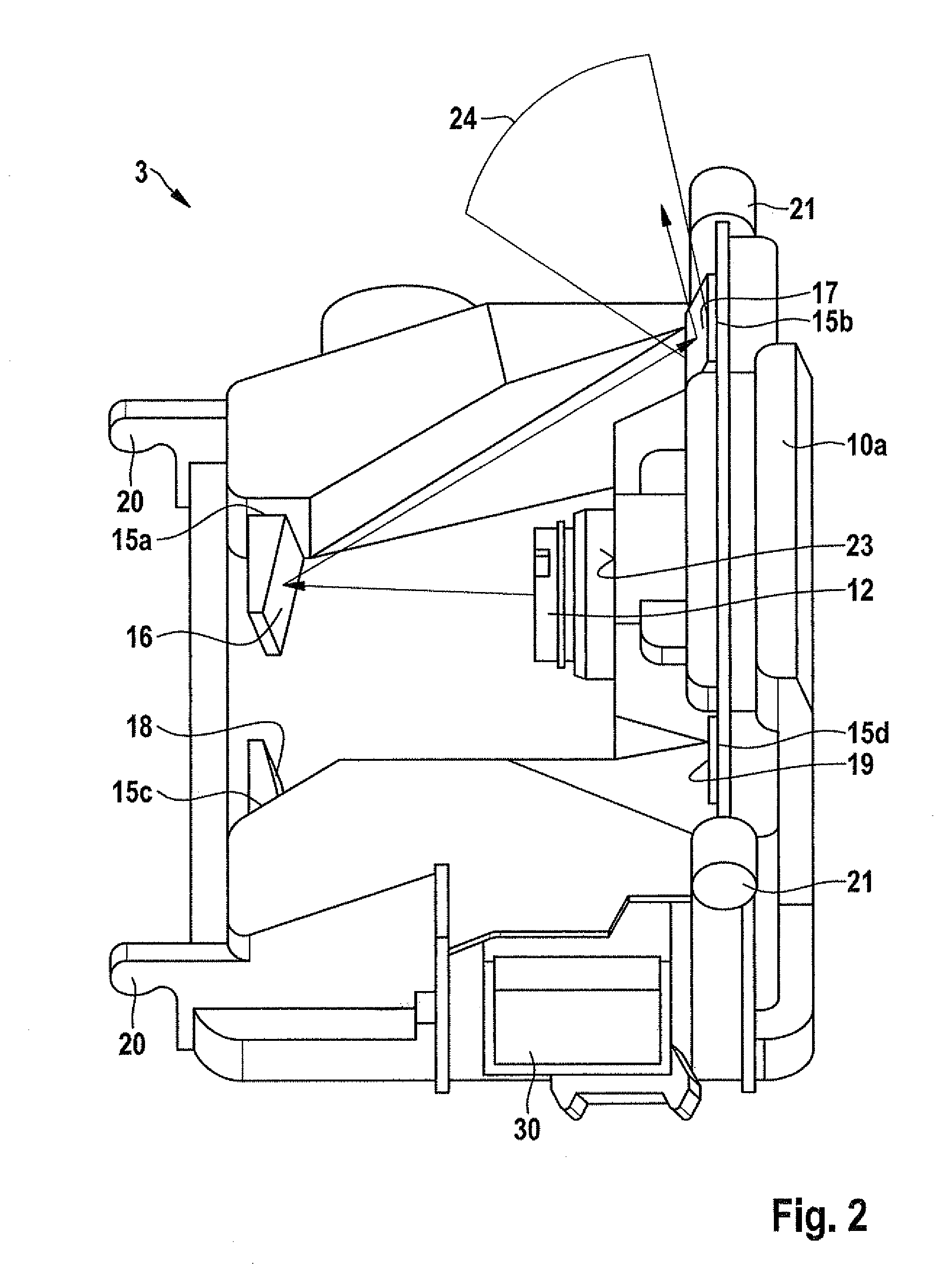 Camera for a vehicle