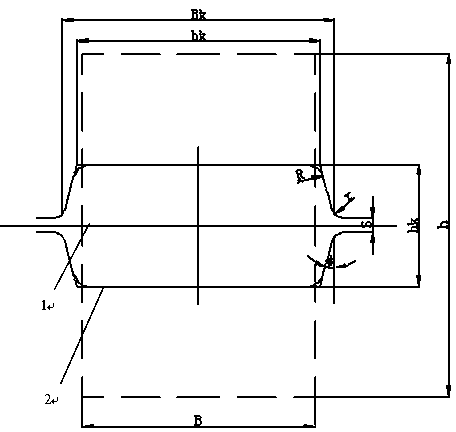 Pass system and roughing process for avoiding cracks on surface of large-size round steel