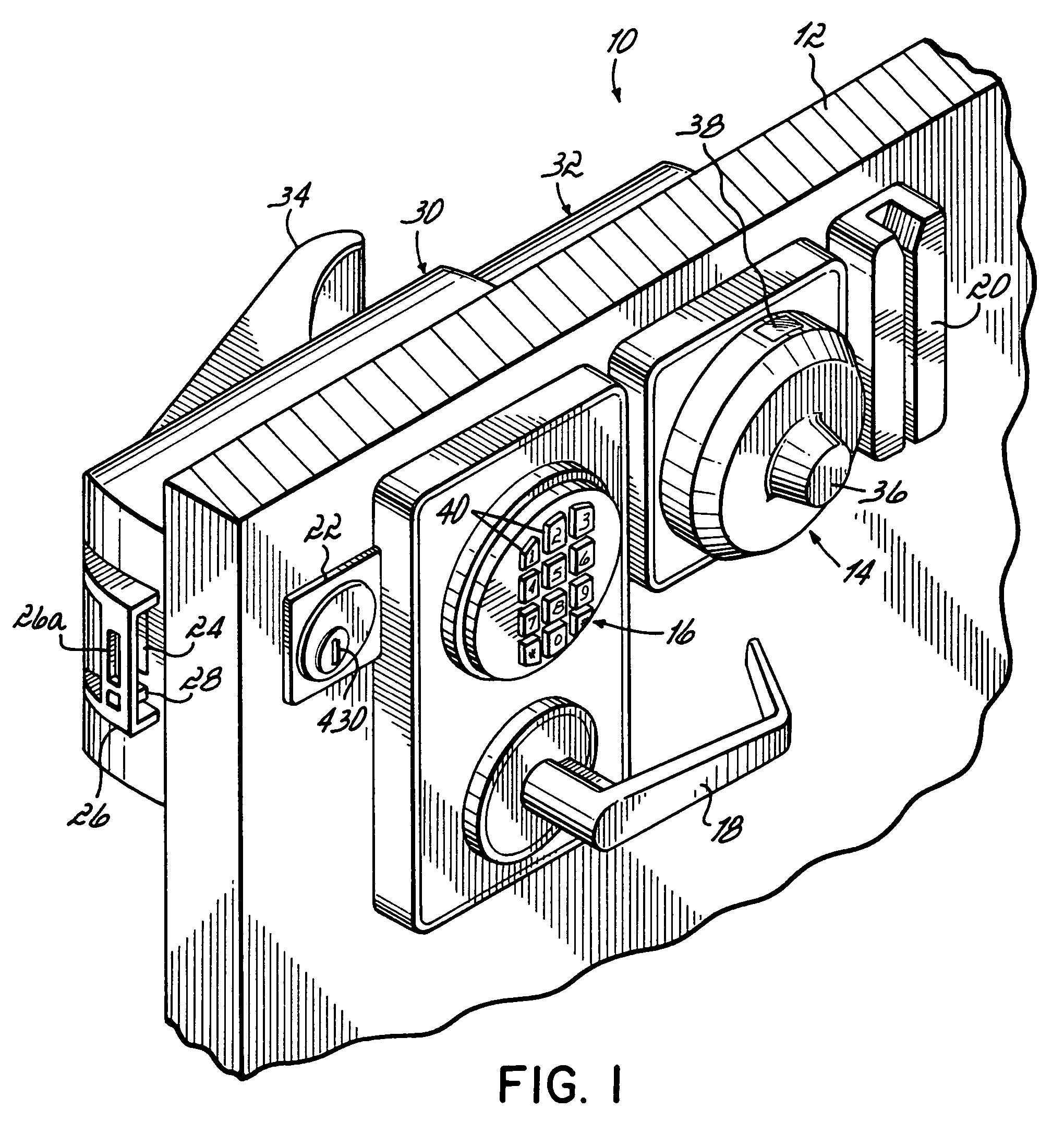 Dead bolt lock system having multiple security features