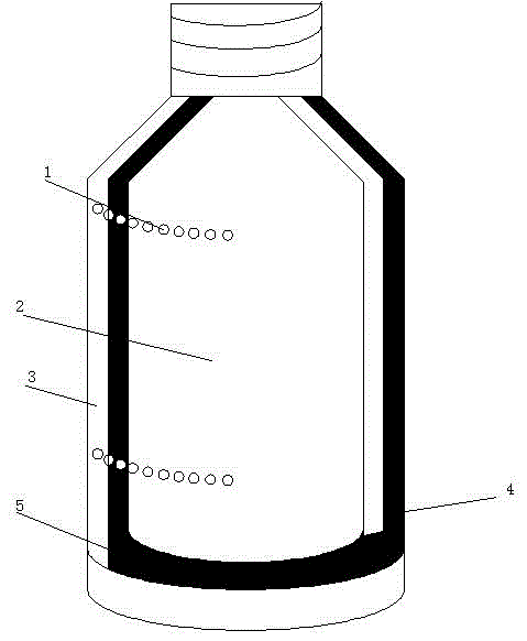 Novel heat-radiation and thermal-insulation integrated water cup