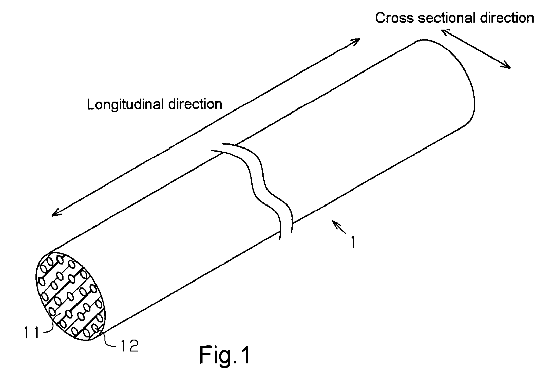 Polarizing fiber, polarizer, polarizing plate, laminated optical film, and image display