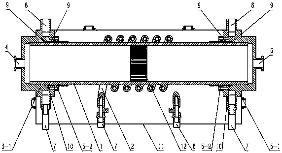 A radio frequency plasma-catalyst synergistic reaction device