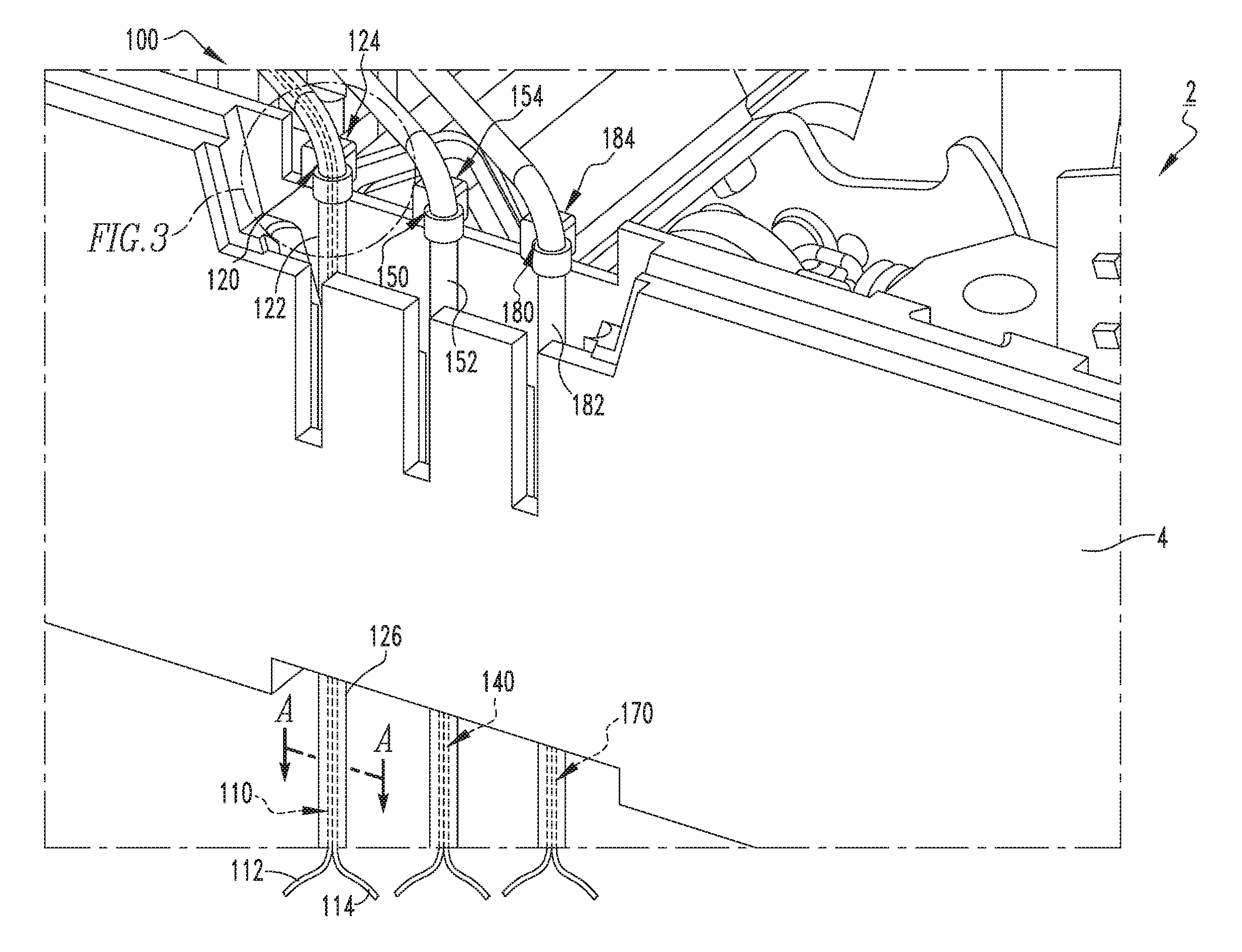 Electrical switching apparatus and retention system therefor