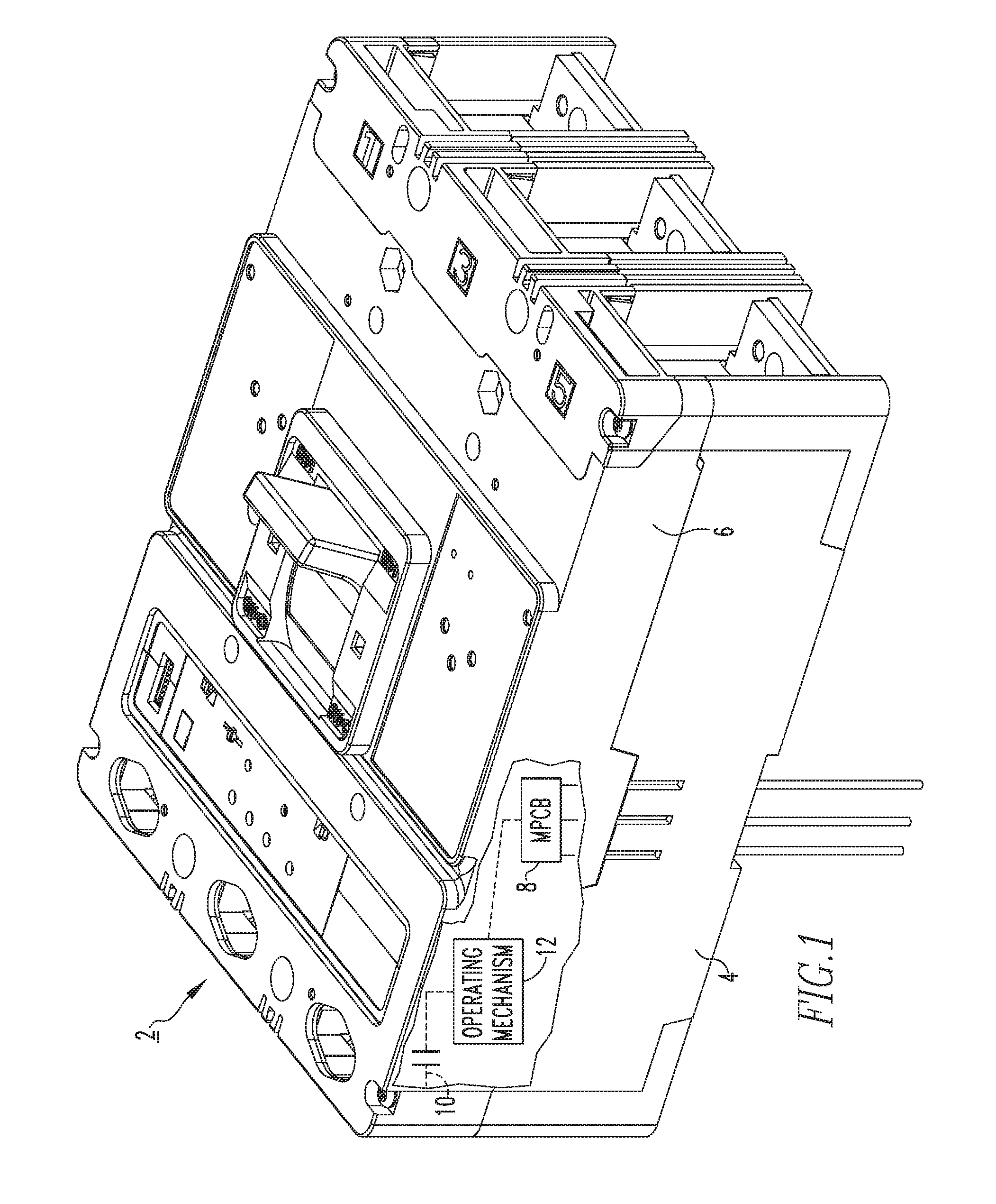 Electrical switching apparatus and retention system therefor