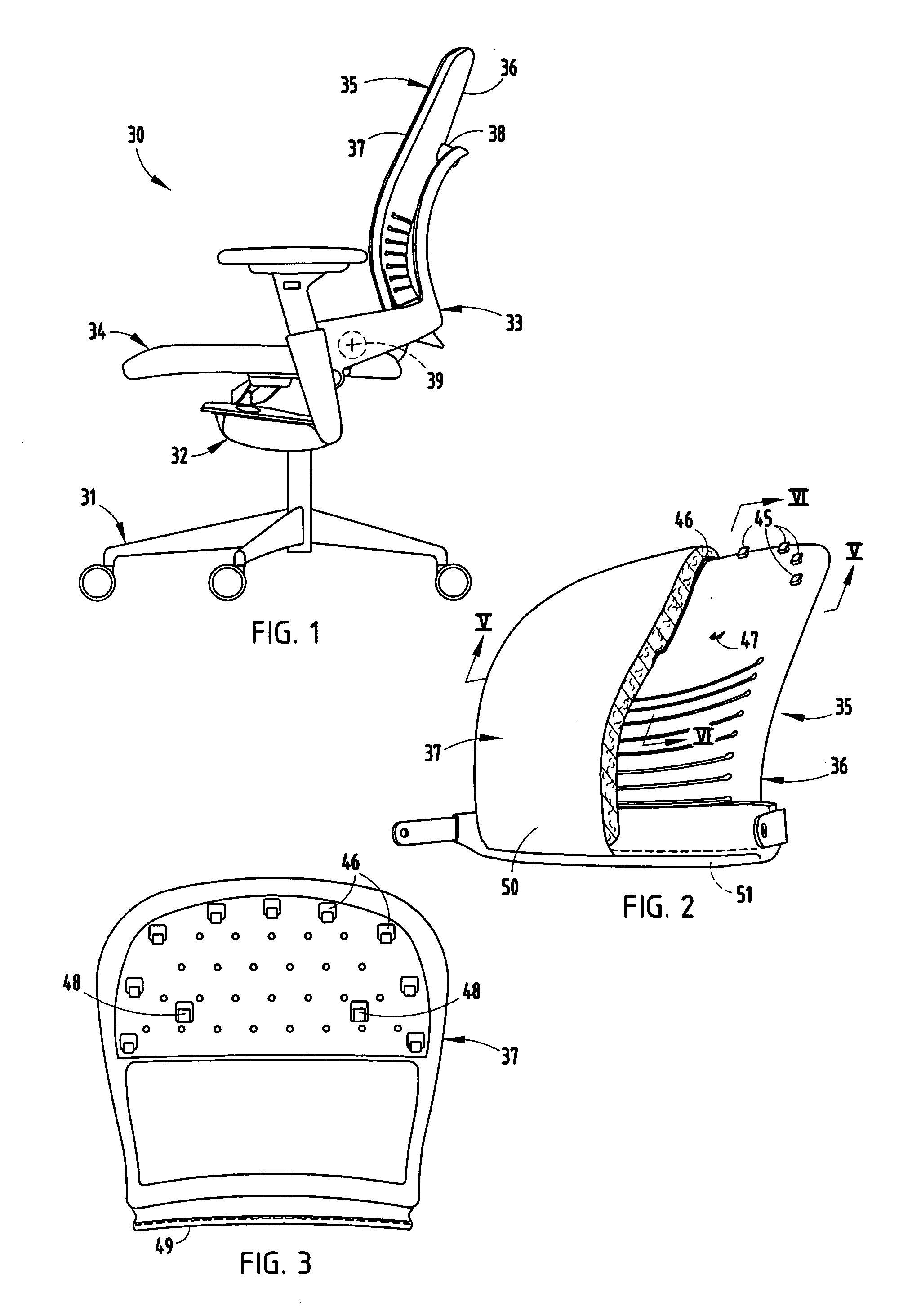 Seating unit with formed cushion, and manufacturing method