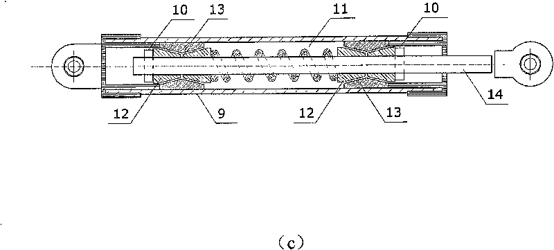 Barrel-type friction-changing damper