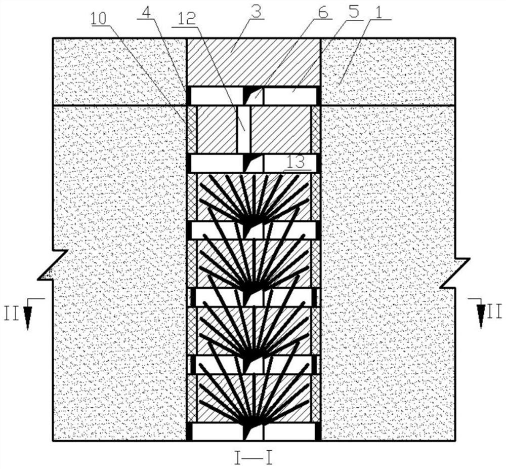 Method for safely and efficiently recovering panel pillars by using sublevel open-stope subsequent filling method