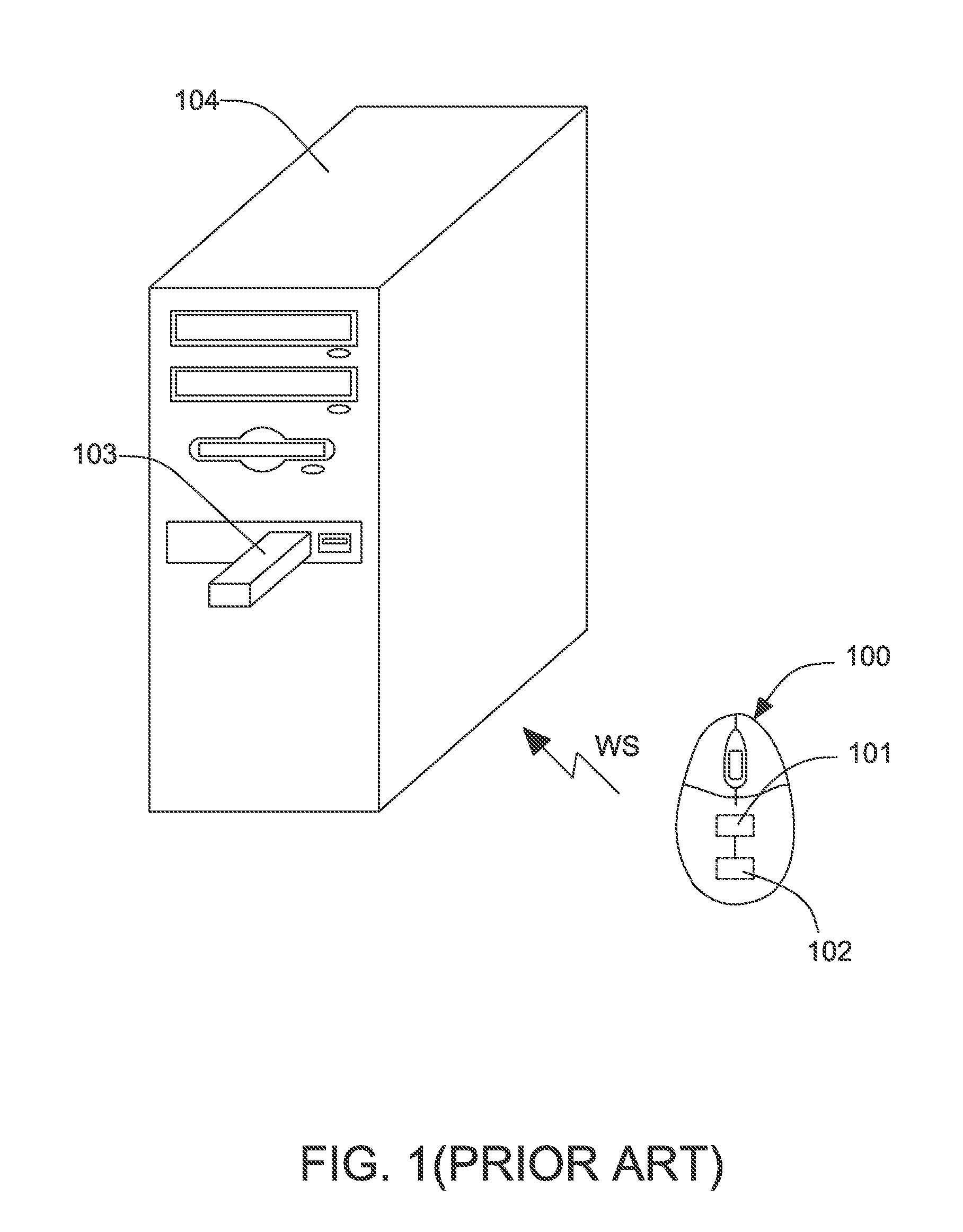 Data transmission method for use with wireless mouse