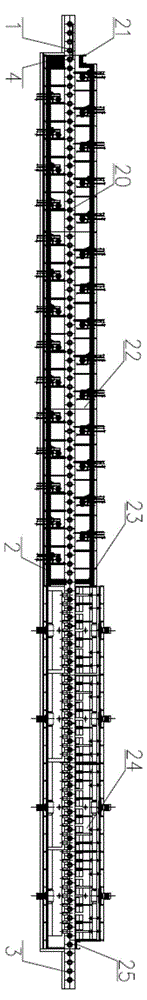 Continuous tempering furnace of roller hearth plates and annealing method thereof