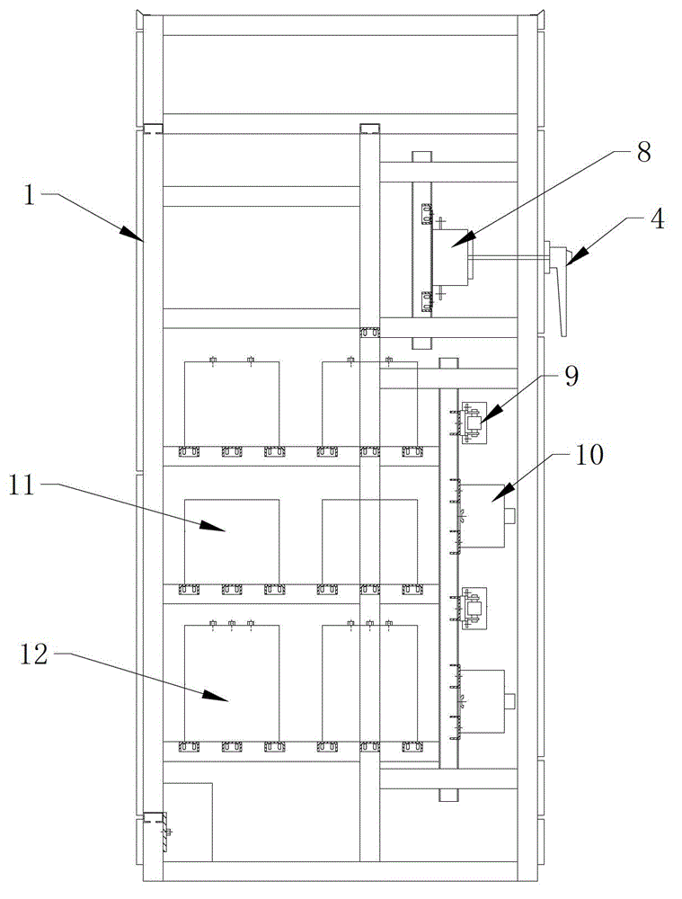 Reactive capacitance compensation cabinet