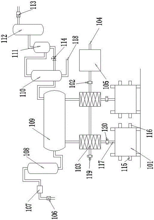 Hydrogen energy mixed gas production device and method