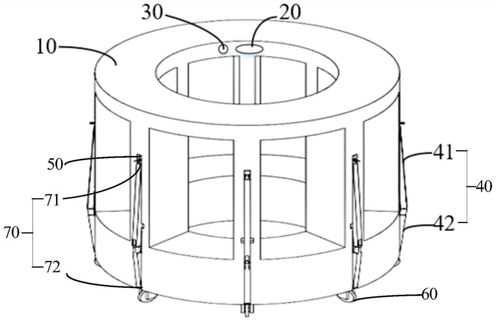 Helpage anti-falling device and system