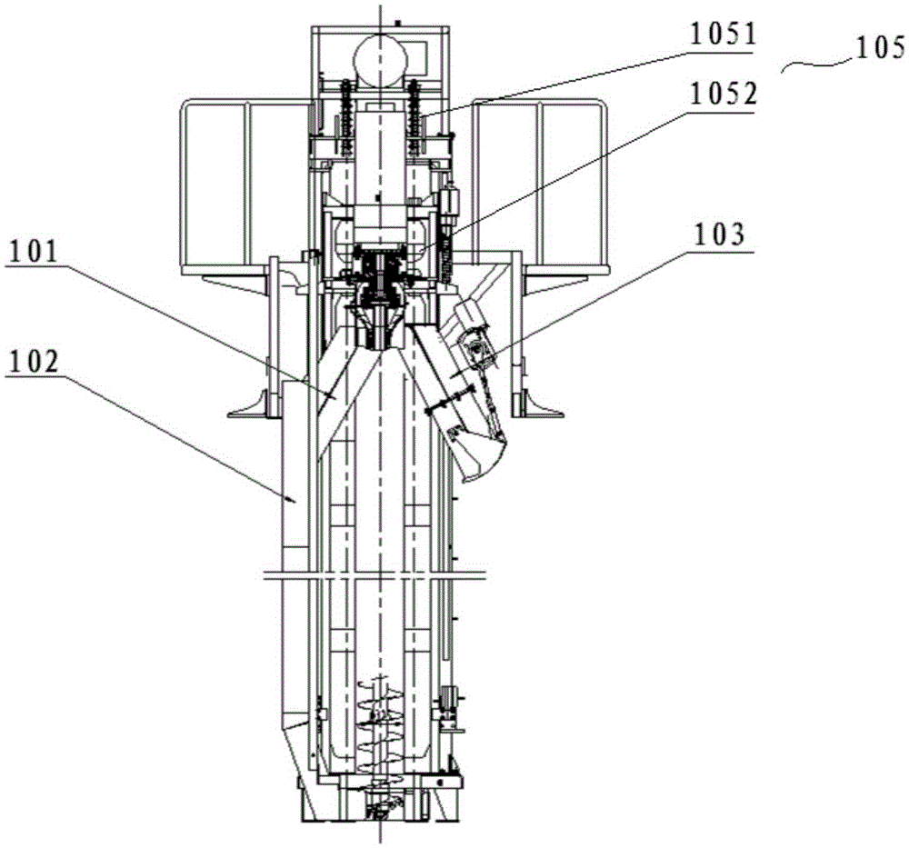 Unloading mechanism, spiral sampling machine and whole-section spiral sampling machine