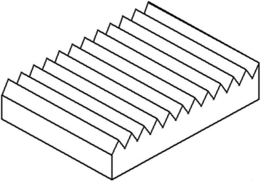 Anti-slip tooth design applicable to high-hardness metal sectional material stretching and straightening