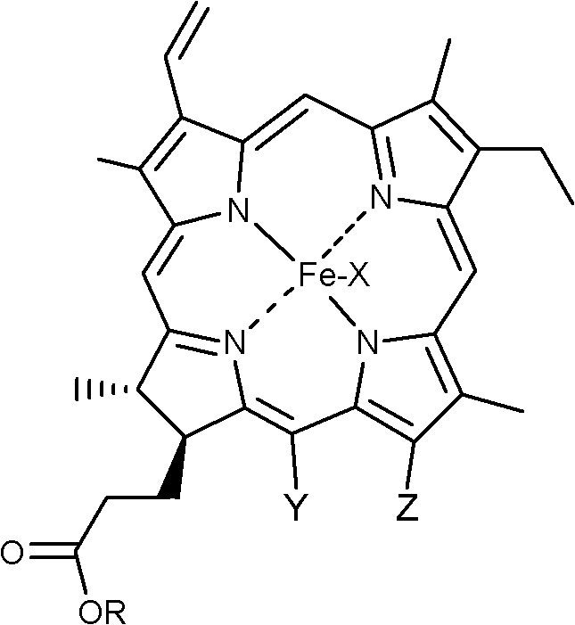 Chlorin iron (iii) chelate with plant growth regulating activity and its application as plant growth regulator