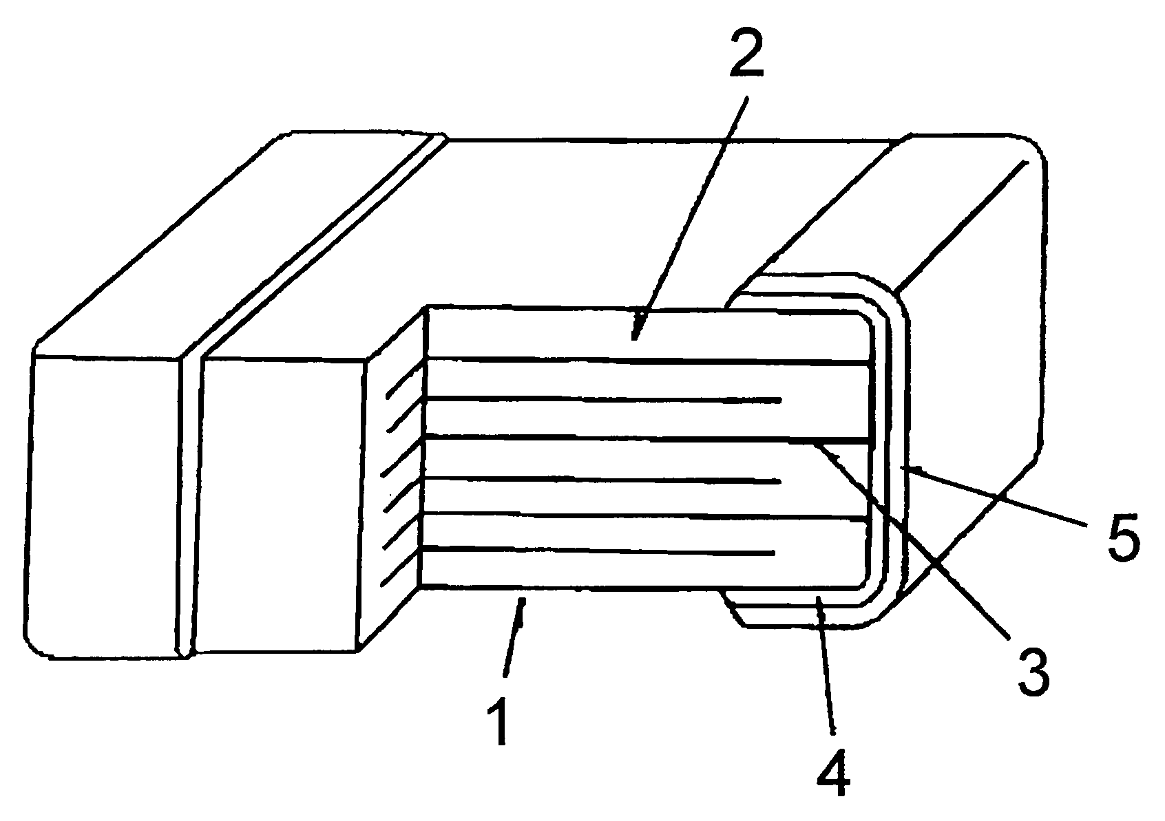 Electronic part with external electrode