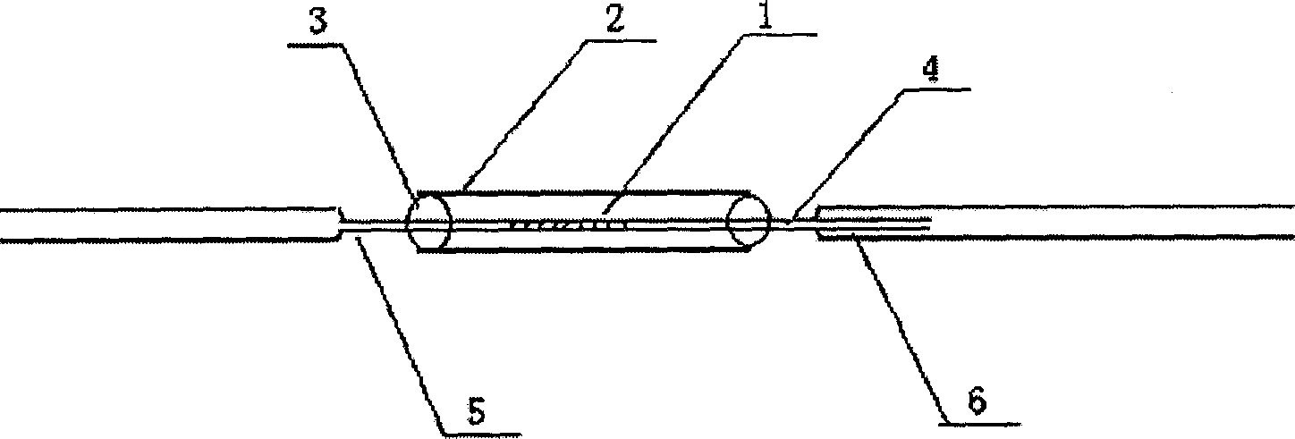 Optical fiber sensitive element metallized packaging structure and its method