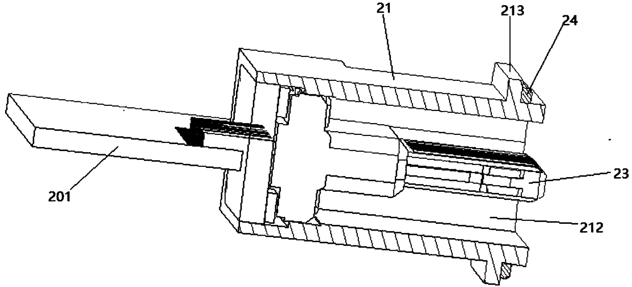 Electronic device terminal interface structure and electronic device terminal