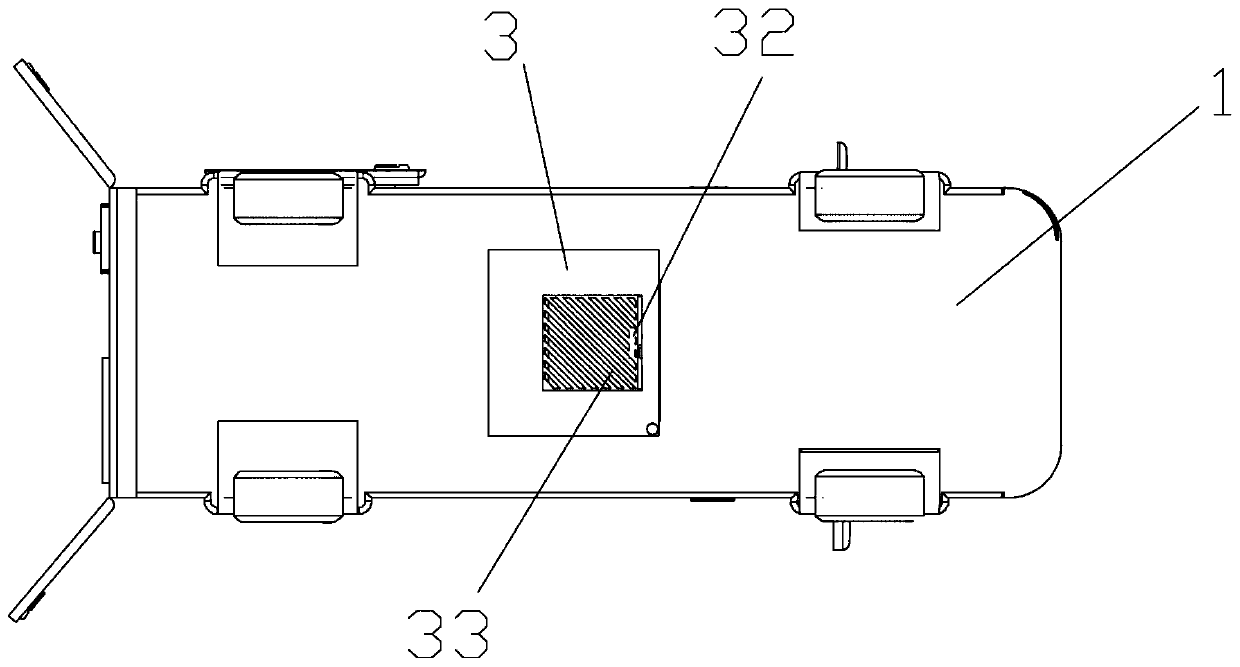 Embedded navigation aid lamp maintenance vehicle