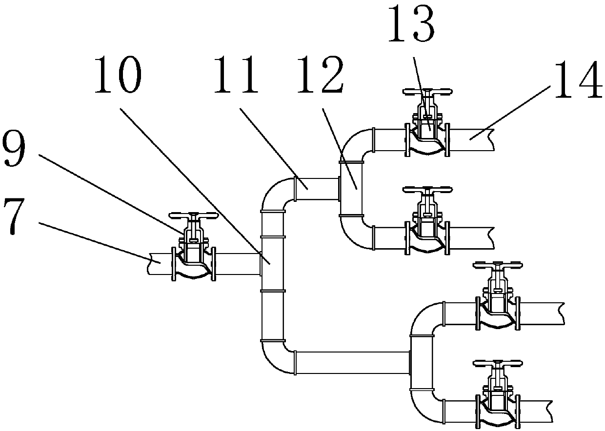 Kiln tail low-ammonia combustion equipment and implementation method thereof