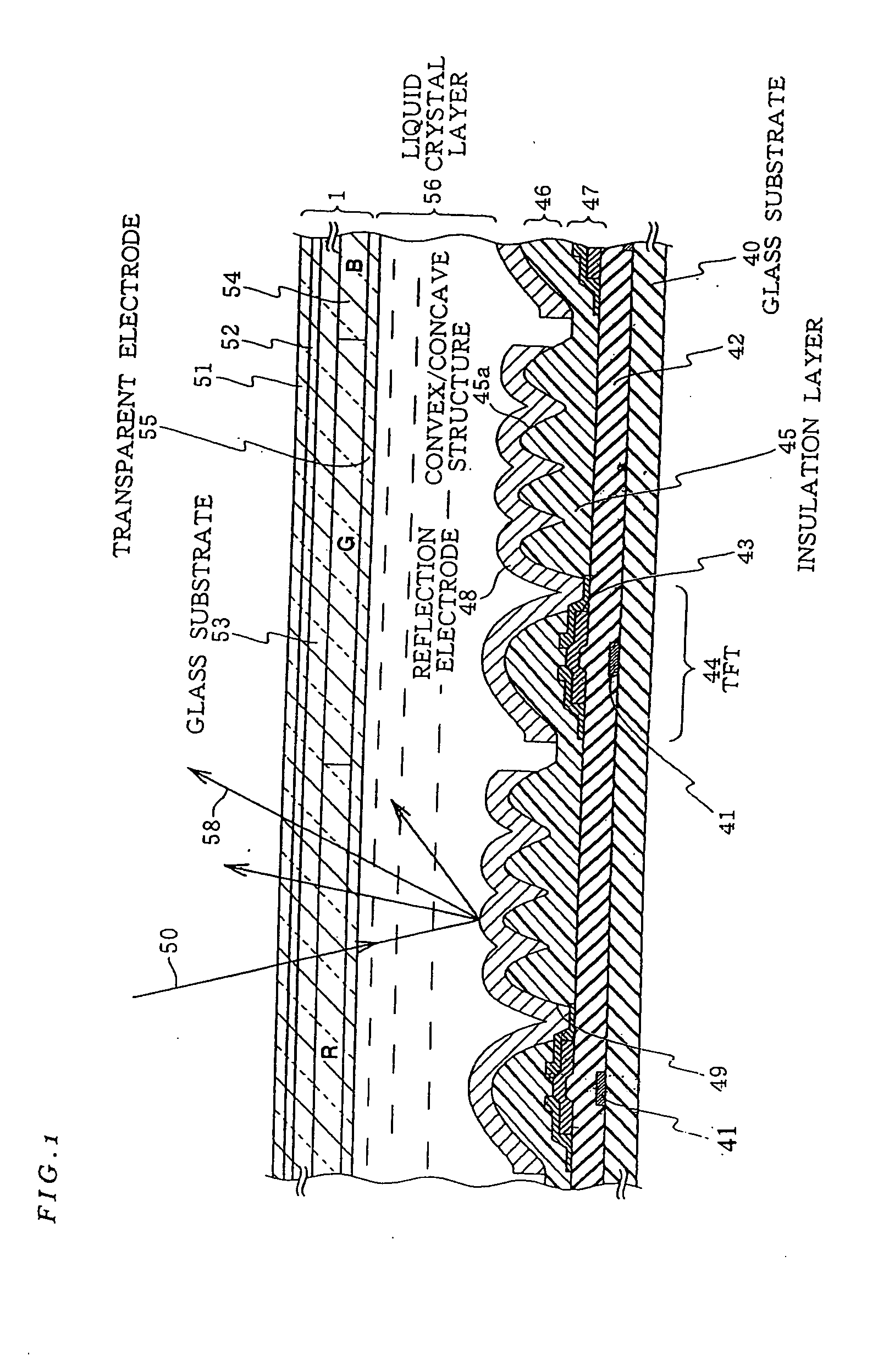 Reflective liquid crystal display apparatus and production method thereof