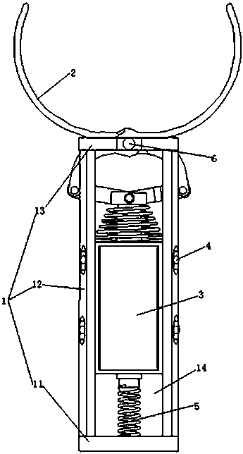 Automatic mechanical clamping jaw and robot