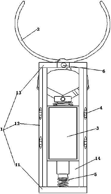 Automatic mechanical clamping jaw and robot