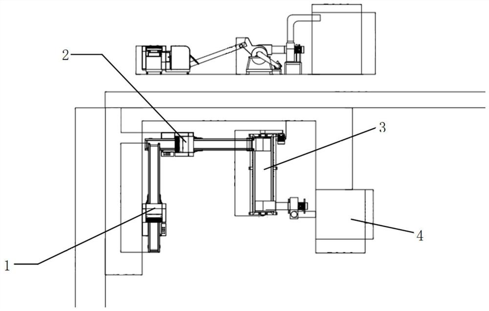 Planar fiber leftover material recycling and reusing method