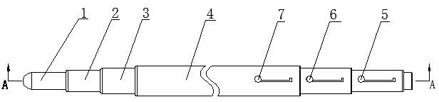 A telescopic cervical dilation rod and its usage method