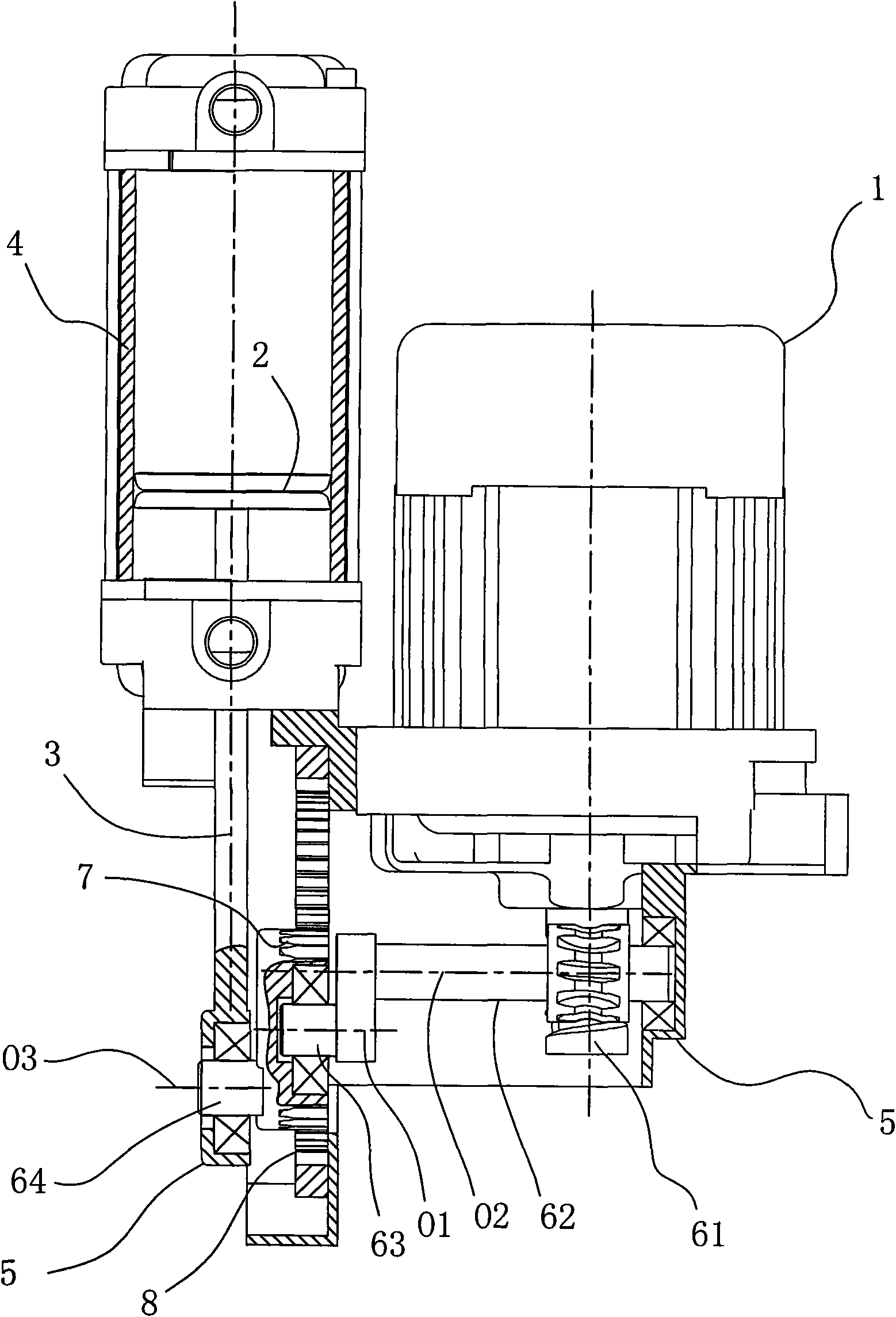 Low-noise reciprocating piston compressor