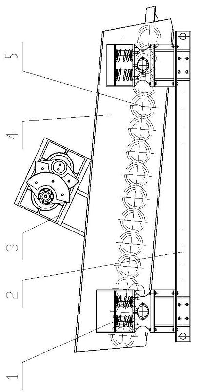 Vibrating type roller screen