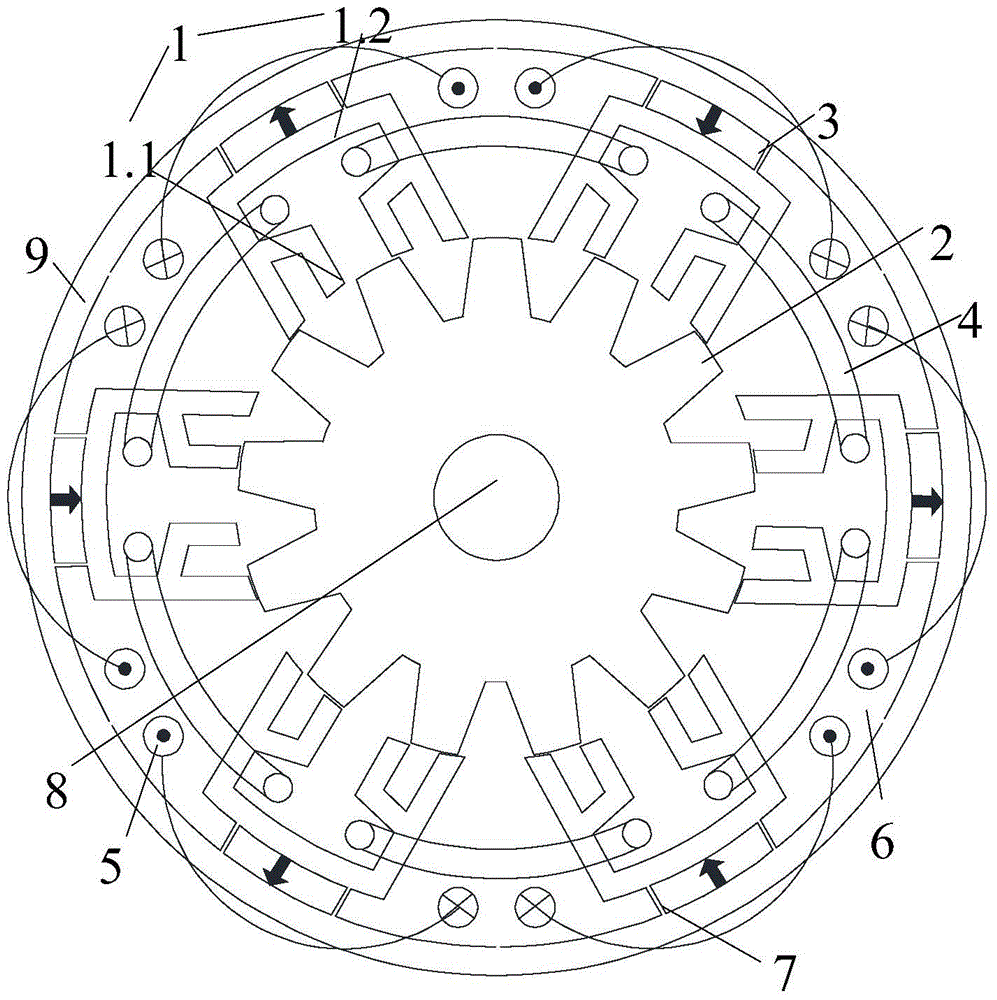 A multi-tooth permanent magnet embedded flux switching memory motor