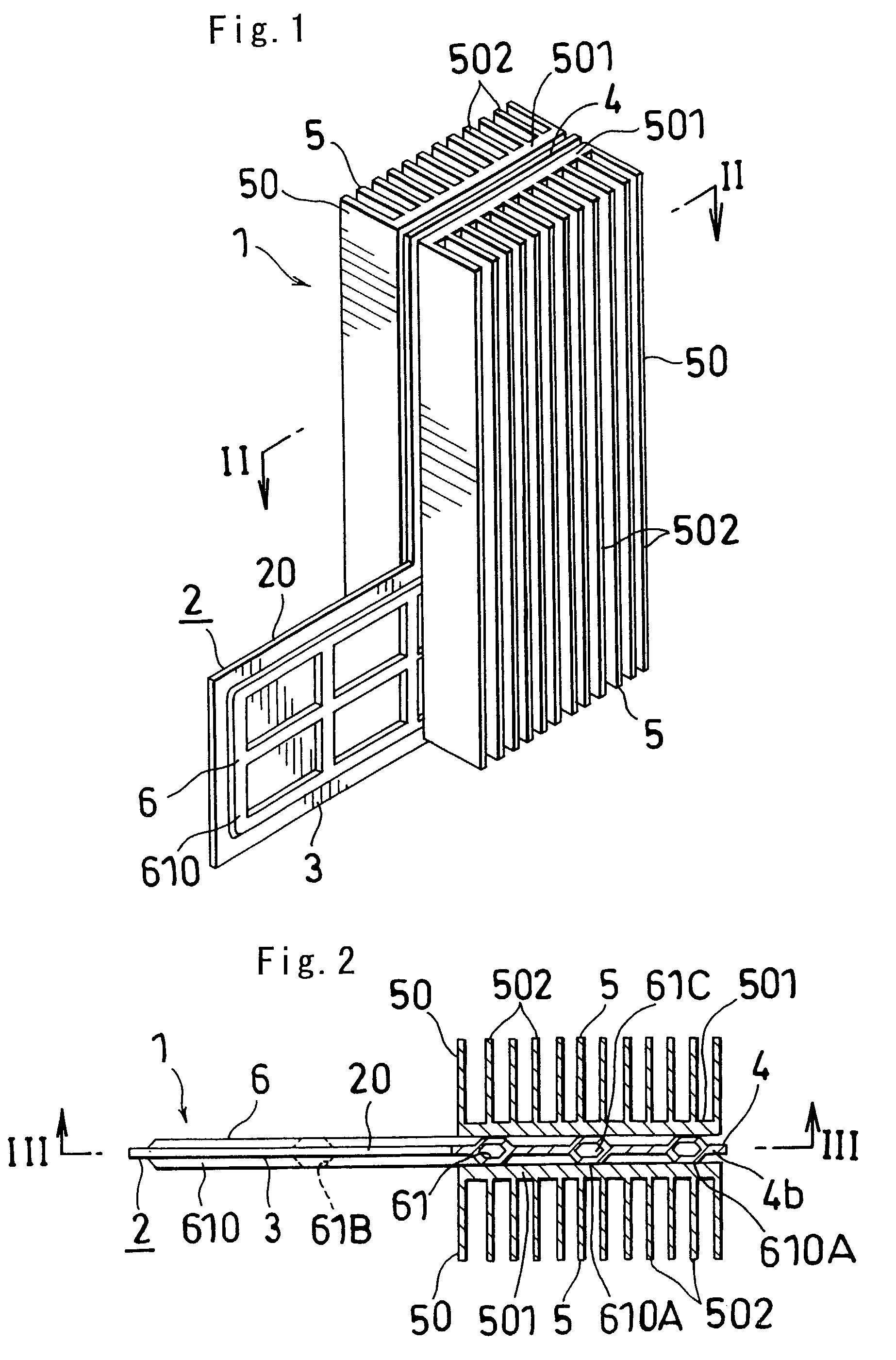 Heat sink, control device having the heat sink and machine tool provided with the device