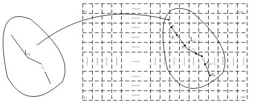 Electronic map information grid processing and querying method facilitating quick query