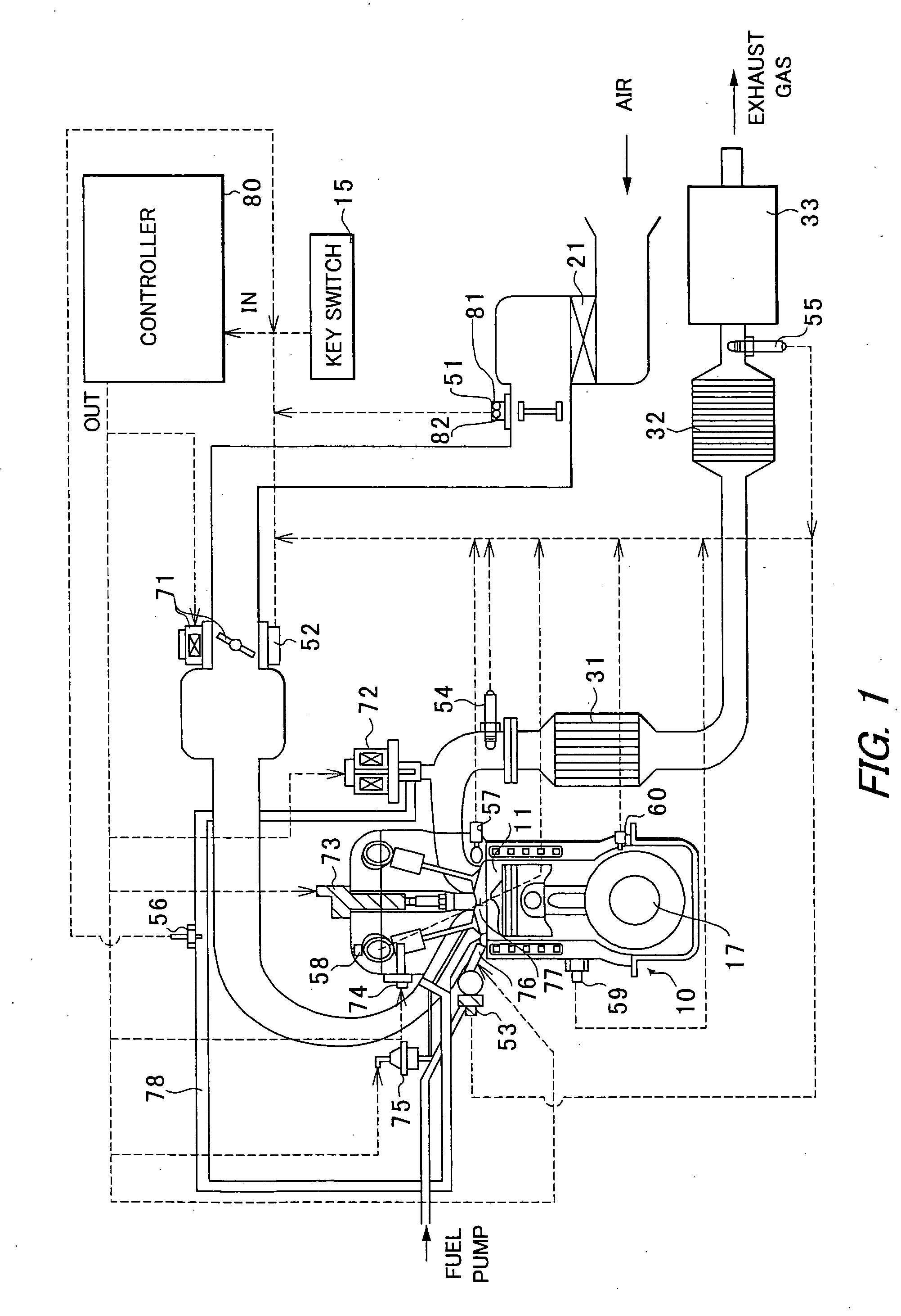 Start-up control of direct injection engine