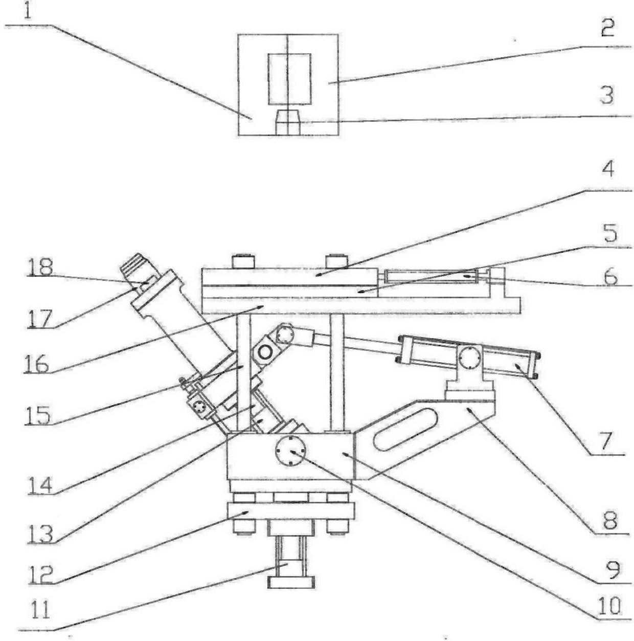 Swinging type squeezing system