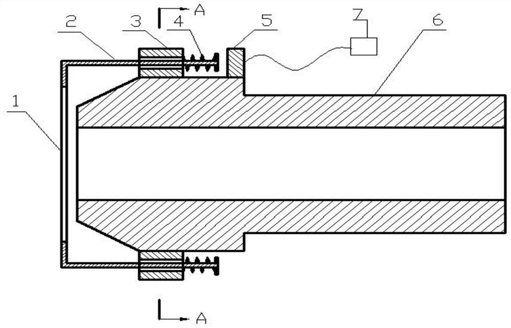 Automatic detection device and method for guide sleeve