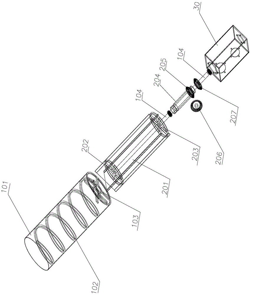 Pyrotechnic composition mixing mechanism