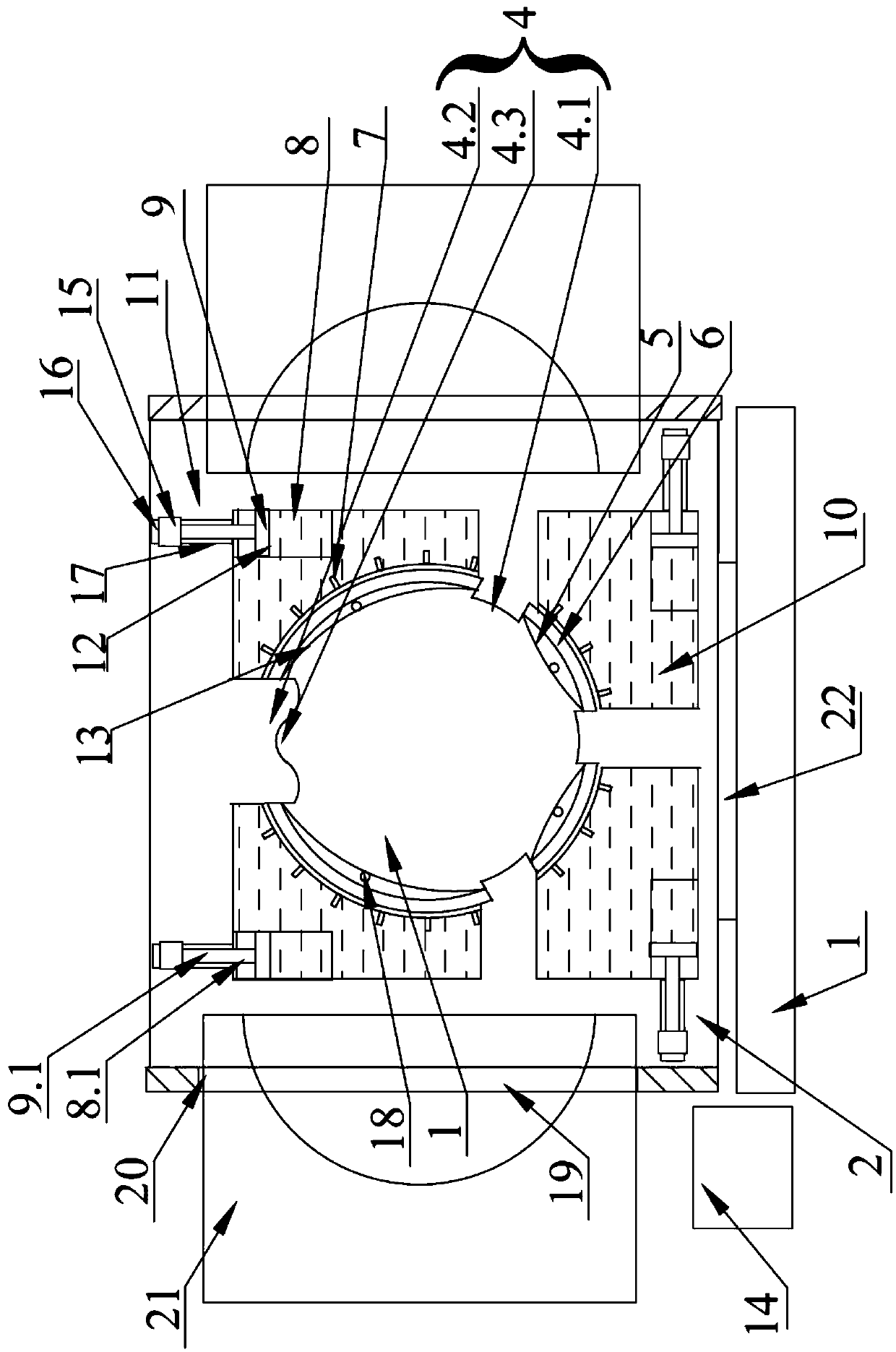 Electrorheological fluid clamping tool for light and low-noise gearbox