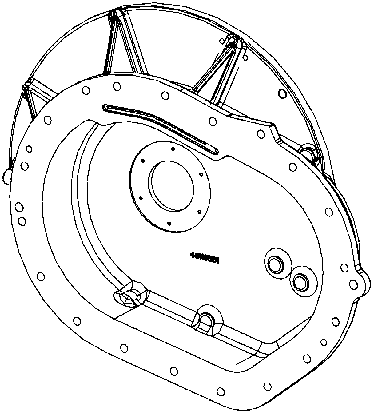 Electrorheological fluid clamping tool for light and low-noise gearbox