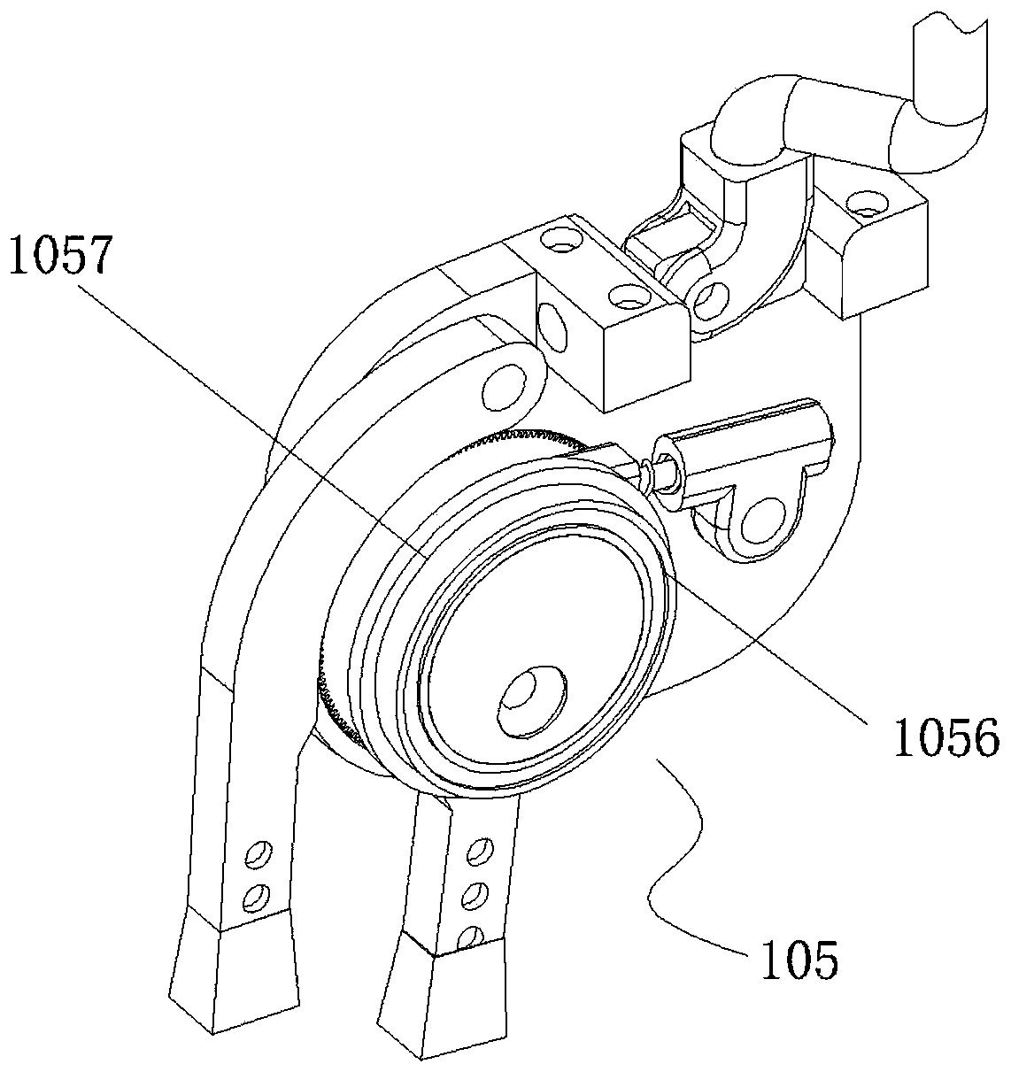 Bionic mechanical exoskeleton wearing device