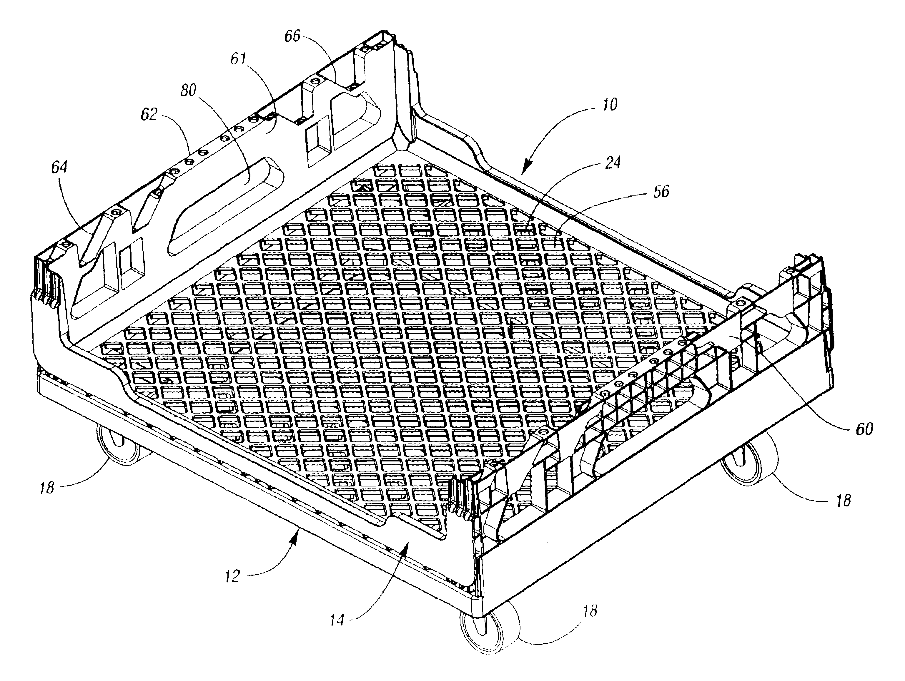 Tray and dolly assembly