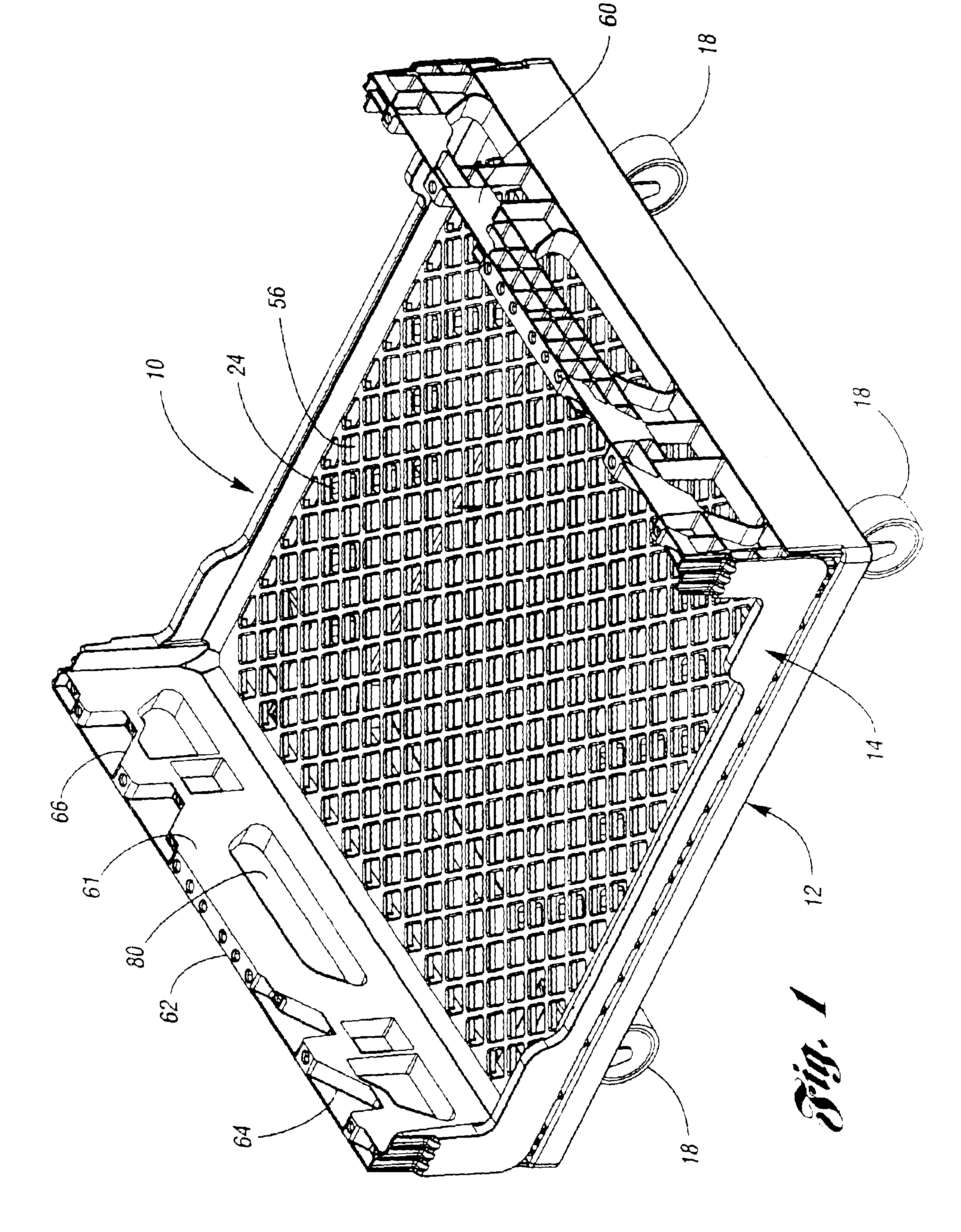 Tray and dolly assembly