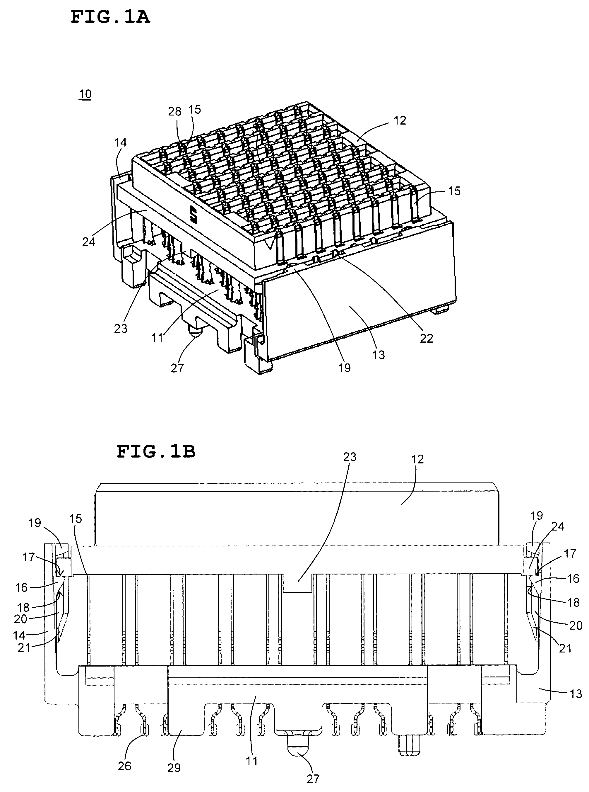 Elevated height electrical connector