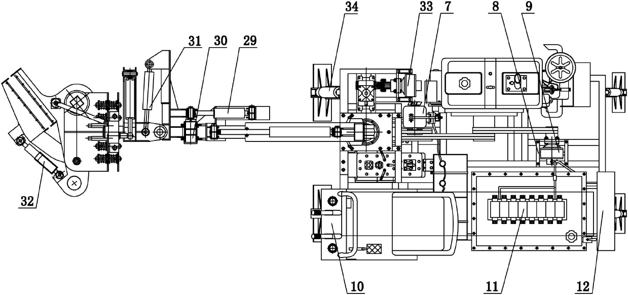 Self-propelling camellia oleifera fruit-picking machine